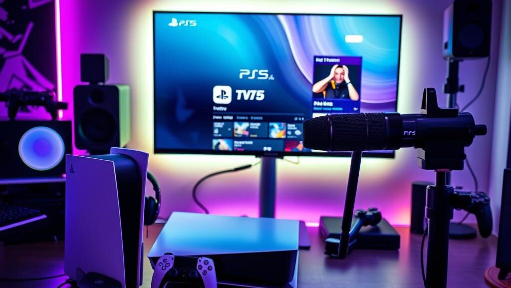 Stream on Twitch from PS5